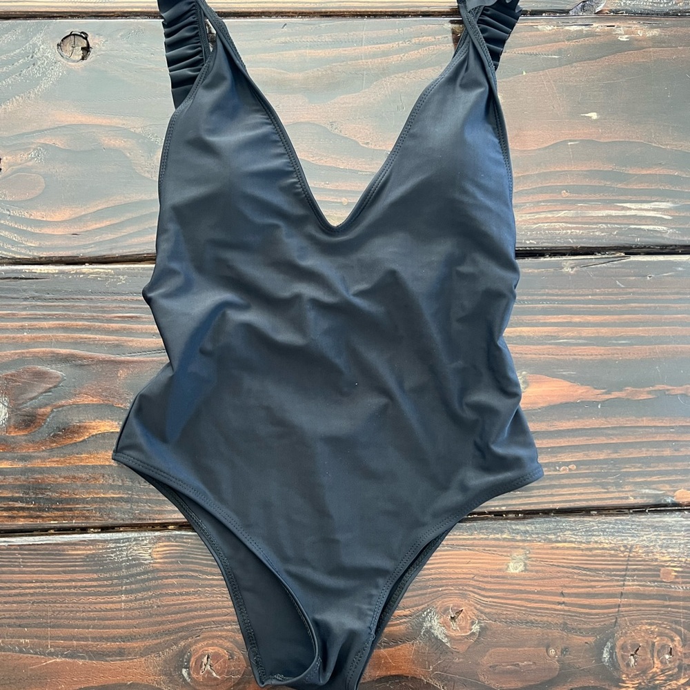 Black One Piece Swimsuit